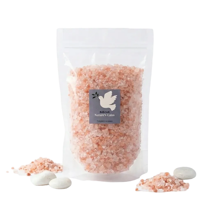 Pink Himalayan Bath Salt & Soak — Pure Mineral Crystal Soak