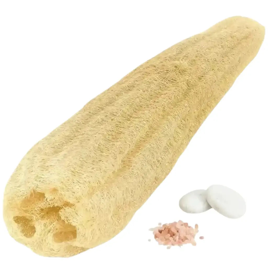 Organic Loofah Sponge — Natural Exfoliating Bath & Body Scrubber